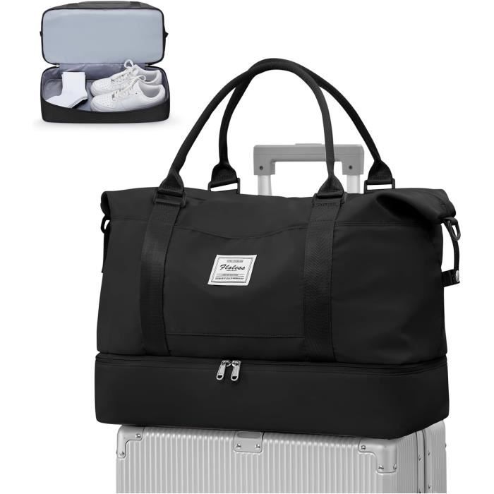 Grand sac de voyage motif léopard ou Jaguar moderne imprimé sac de nuit avec sangle réglable pour entraînement et voyages d'affaires imperméable, Imprimé léopard ou Jaguar moderne, 1 Size