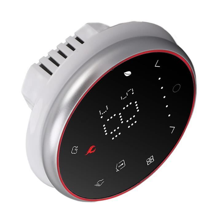 Thermostat D'Ambiance WiFi Optima 7" Tactile – Programmable, Blanc, Pour Chauffage Électrique