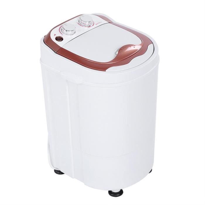Machine à Laver Portable 10L Mini Entièrement Automatique - Lave-Linge Avec Essorage Pour Dortoir RV