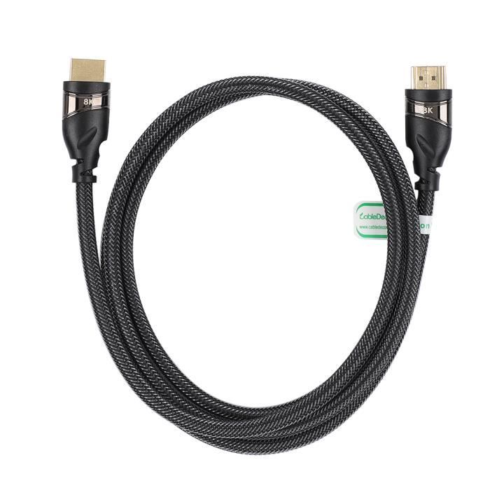 Câble actif HDMI 2.1 8K celexon à Fibre Optique UHD 10 m, noir