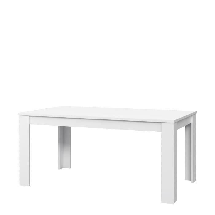 Anself 120 x 70 x 75cm Table Rectangulaire Haute Qualité pour Votre Maison Blanc 