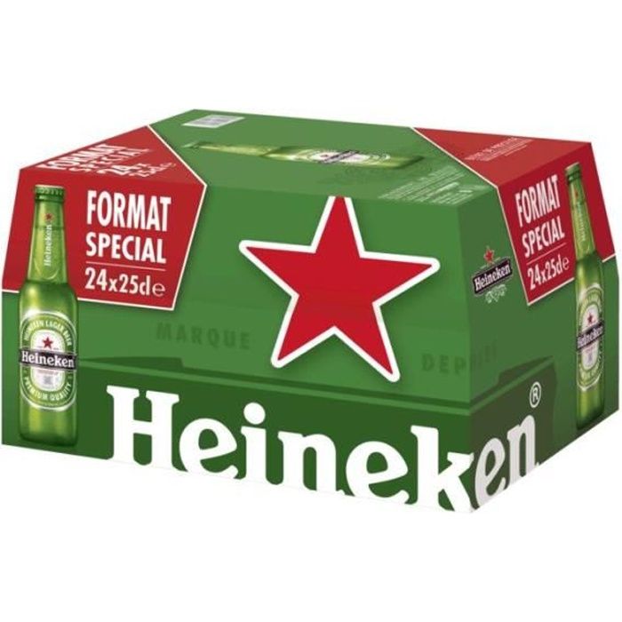 Heineken - Pack de 2 Fûts 5L - Bière Blonde 5° - Compatible