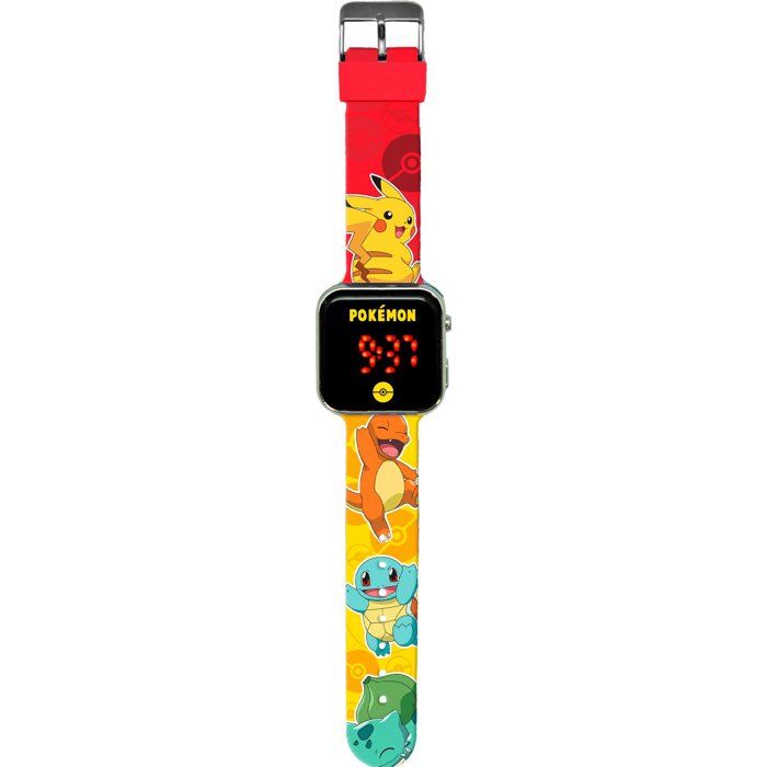 Montre LED Pokemon avec fonctions heure et date