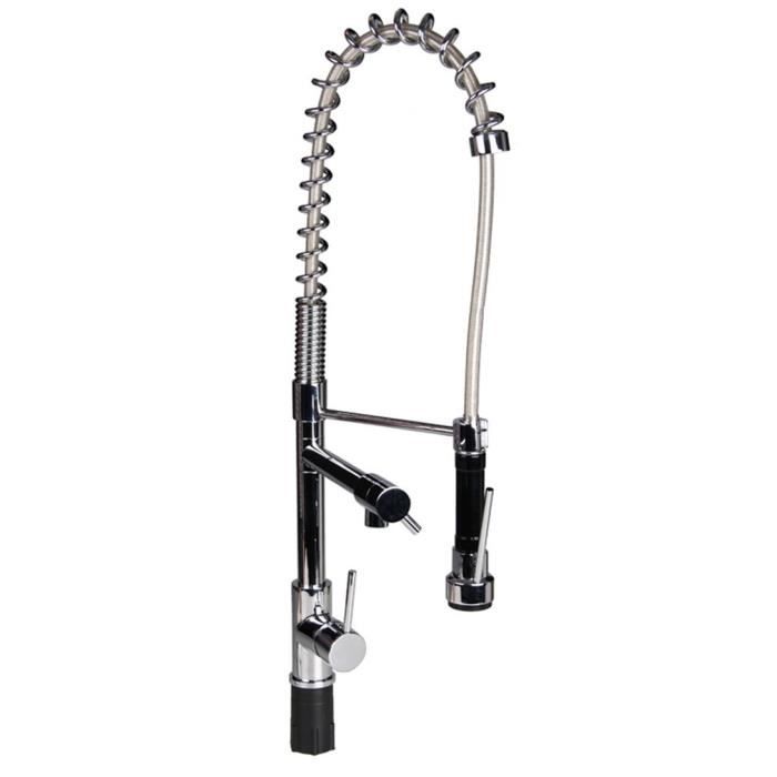 Outad Mitigeur Cuisine Pro A Douchette Chrome Achat Vente Robinetterie De Cuisine Outad Mitigeur Cuisine Pro A Cdiscount