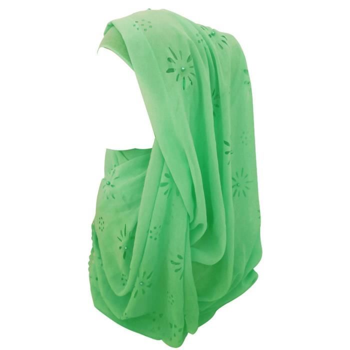 Lot De 2 Hijabs En Modal - Écharpe Musulmane Élastique - Cache-Cou Sportif Et Élégant - Taille Unique