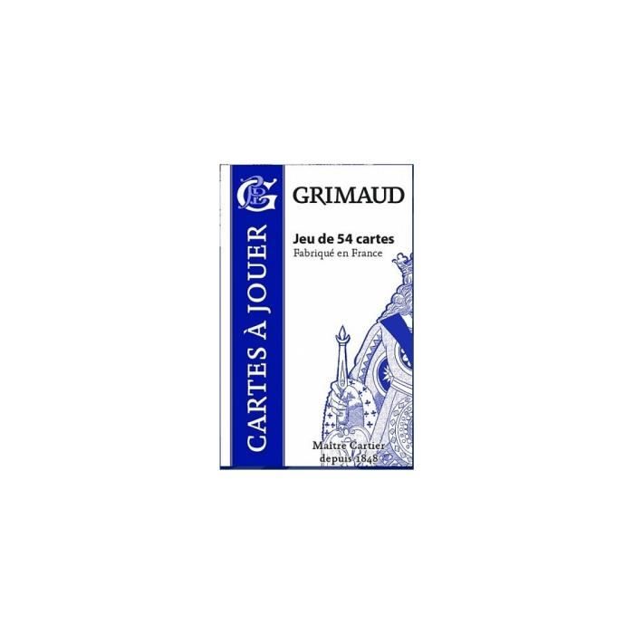 Jeu De 54 Cartes Grimaud - Thème La Fayette - Multicolore - Neuf