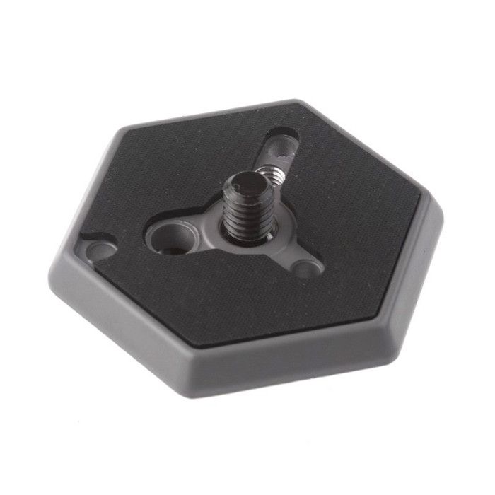 Manfrotto 130-14 Plateau rapide hexagonal avec vis 1//4