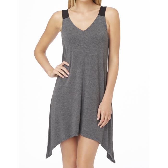 Dkny Urban Essentials Robe En Modal Gris Y1467595 011 Charcoal Heather Cdiscount Pret A Porter
