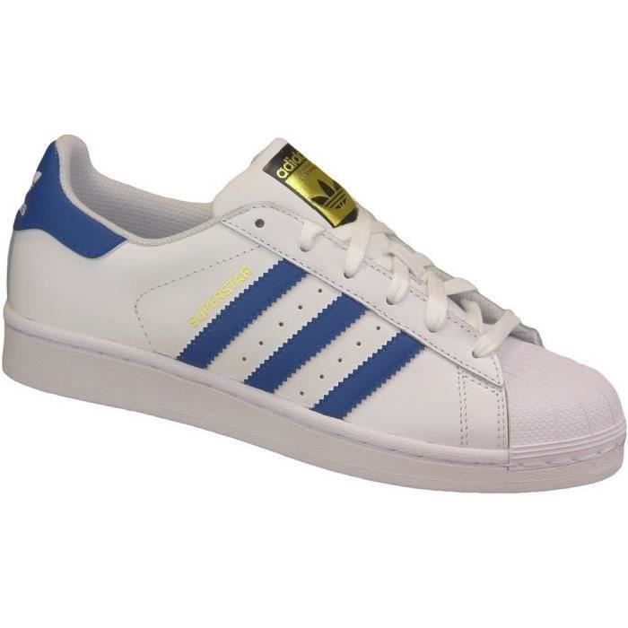 adidas superstars banche et bleu