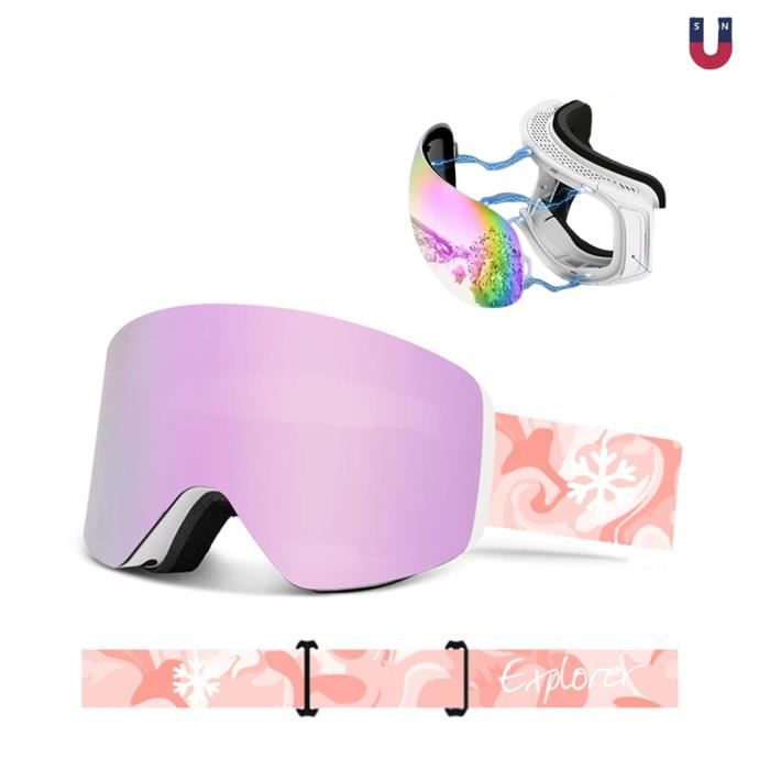 Masque de shop ski aimanté