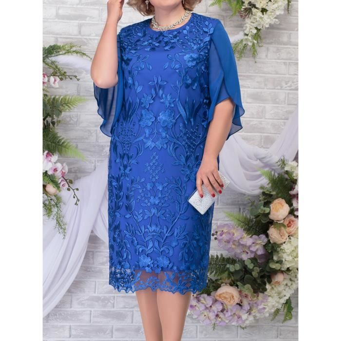 Robe longue femme grande taille invite ceremonie - Cdiscount