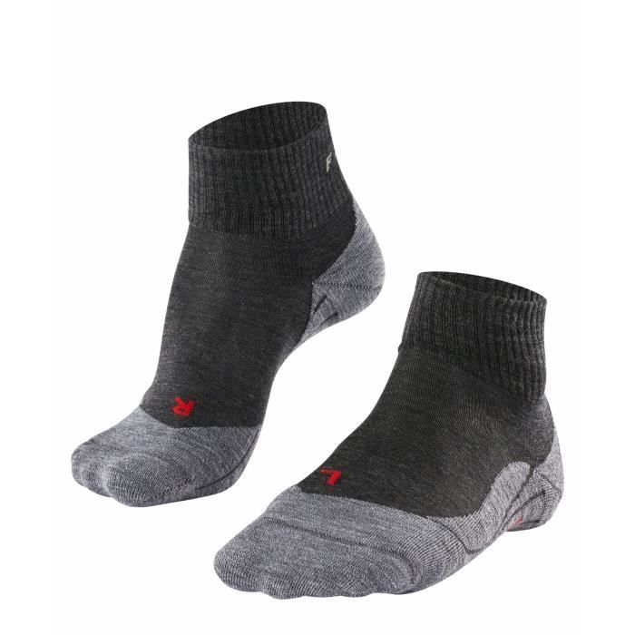 Chaussettes courtes - FALKE - TK5 - Mérinos 35% - Rembourrage léger - Coupe pied droit/gauche