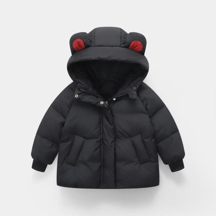 Doudoune Légère Enfant Avec Capuche - Veste Matelassée Garçon Et Fille Pour Automne Et Hiver - Coupe-vent Et Chaude