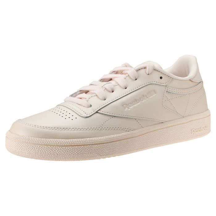 reebok club c femme rose