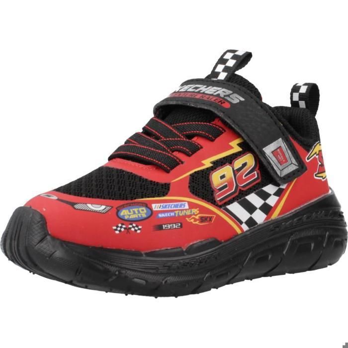 Skechers Chaussure Skechers Modèle Skech Tracks - Coleur Rouge