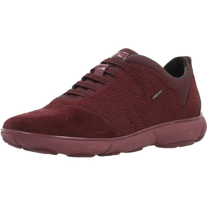 Geox Basket Geox 81382 - GEOX - Rouge - A élastique - Textile - Femme