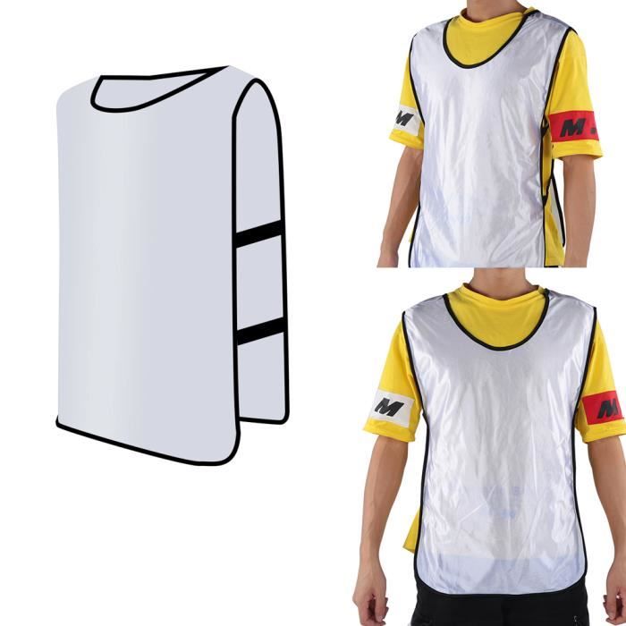 Lot De 12 Gilets D'entraînement Football FIBOGOUP - Maille Respirante, Polyester, Pour Enfants Et Adultes, Multiples Couleurs