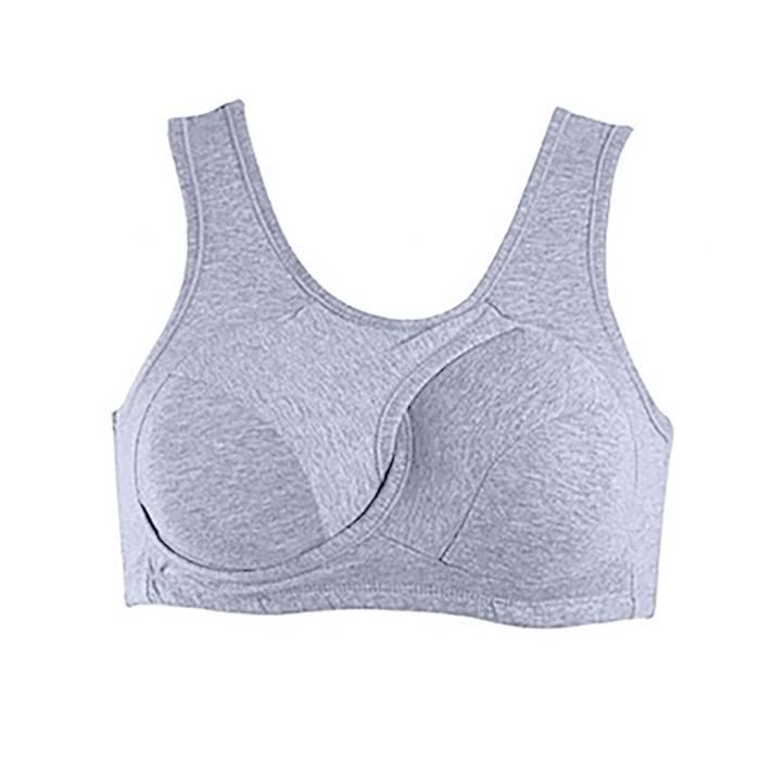 OATTIS Soutien-Gorge Yoga Intégré Asymétrique Épaule Dénudée - Sport Antichoc Fitness Course