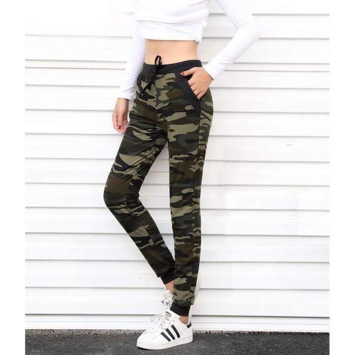 Jogging femme camouflage best sale