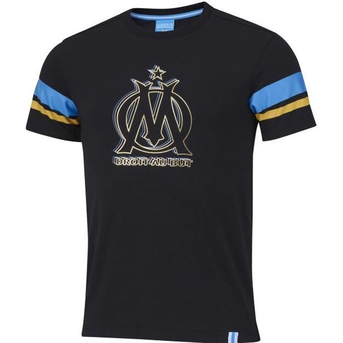T shirt OM Collection officielle OLYMPIQUE DE MARSEILLE Noir