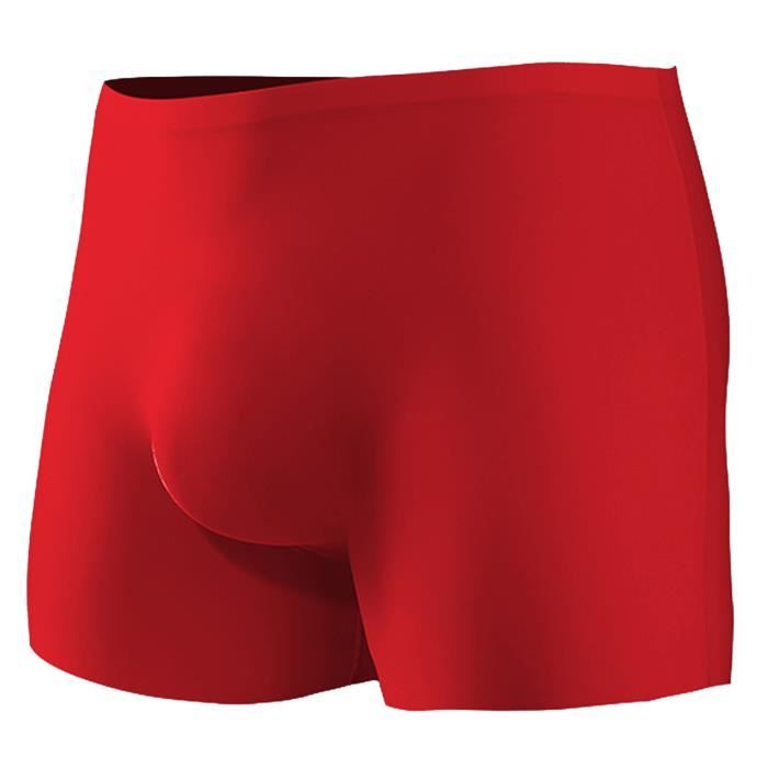 DPois Boxer de Sport Homme Sans Couture Boxeur Respirant Stretch Calecon Sous Vetements Trunk Shorty Underwear L 3XL Rouge Cdiscount Pret a Porter