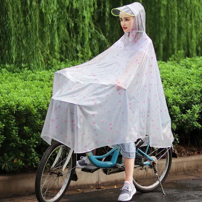 Poncho De Pluie Enfant Imperméable - Printemps/été - Couleur Unie Avec Boutons