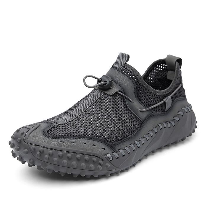 INSFITY Baskets Homme - INSFITY - Maille - Gris - Sport - Casual