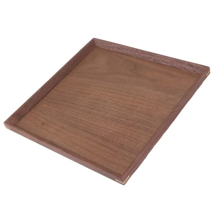 Plateau De Service En Bois Rectangulaire - 32x21cm, Pour Fruits, Desserts, Présentation Apéro Ou Déco - 9
