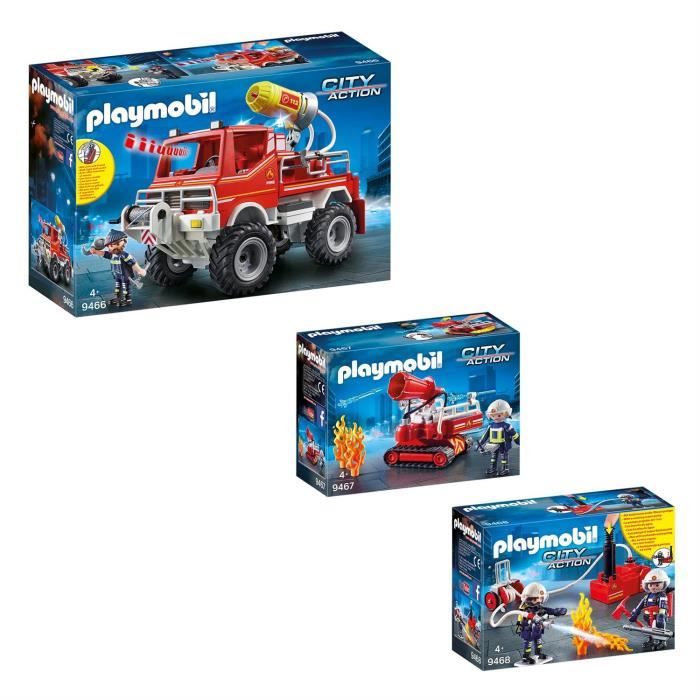 camion pompier playmobil 9466