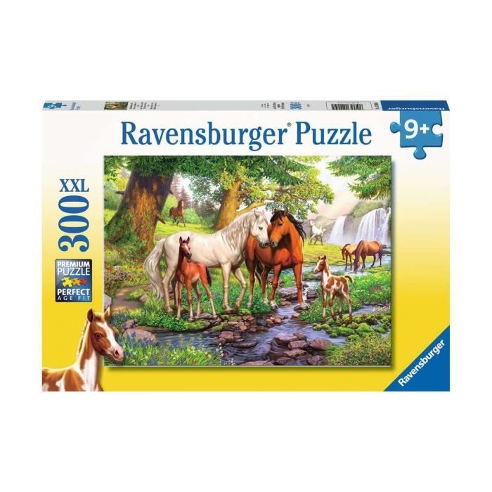 RAVENSBURGER Puzzle 3D 216 pièces - Boîte de rangement chevaux pas