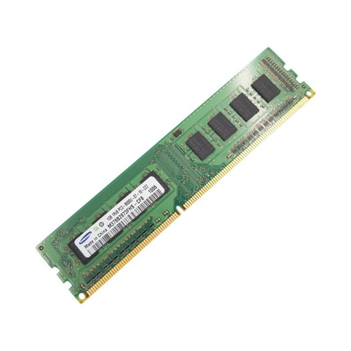 Barrette Mémoire 1Go RAM DDR3 Samsung M378B2873FHS CF8 PC3 1066MHz 1Rx8 - vue 3