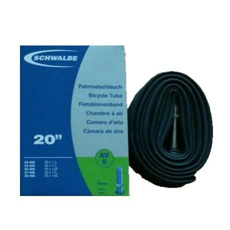 Chambre à air Schwalbe - 20x 1 1/8 – 20 x 1,35 28-406 à 40-406 Schrader 40 mm