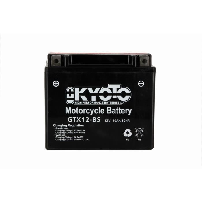 KYOTO - Batterie moto - Ytx12-bs - L150mm W87mm H 131mm