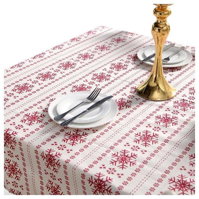 Noël décorative ronde Nappes Imperméable Linge table Serviette Décorations 