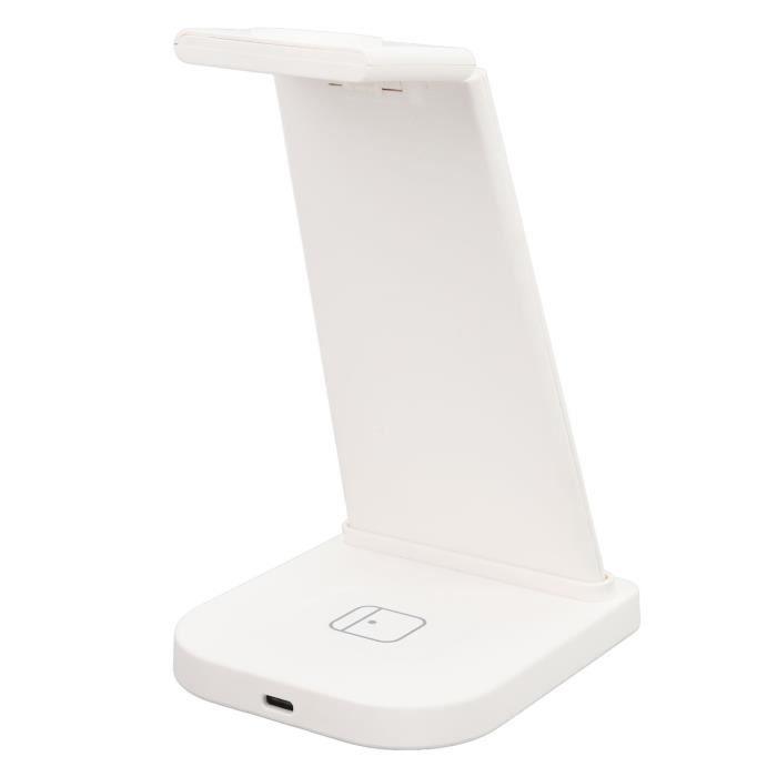 Chargeur Sans Fil Pliable 15W - Station De Charge Rapide Multi-marques, Sécurité Anti-surchauffe