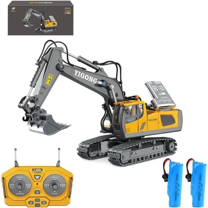 X Verse Excavatrice telecommandee vehicule de chantier telecommande pour enfants 1 20 pelleteuse sur chenilles RC avec pelle 203 Cdiscount Jeux Jouets