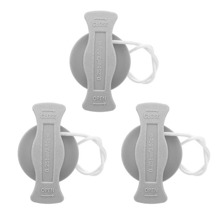 Lot De 4 Bouchons De Vidange HEBEOT Pour Baignoire Gonflable Coleman P6575 – Bouchons De Filtre Anti-fuite, Plastique Noir