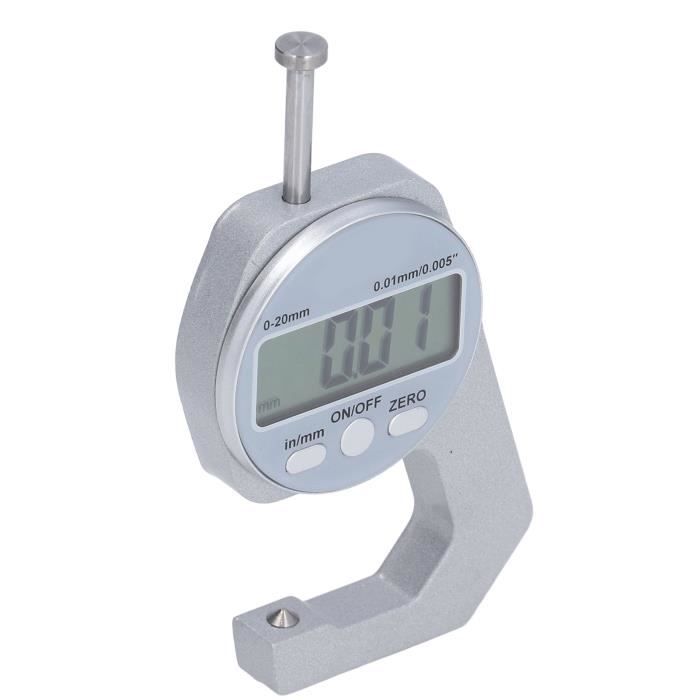 Jauge d'épaisseur digitale HURRISE 0-12.7mm avec affichage numérique - Bricolage