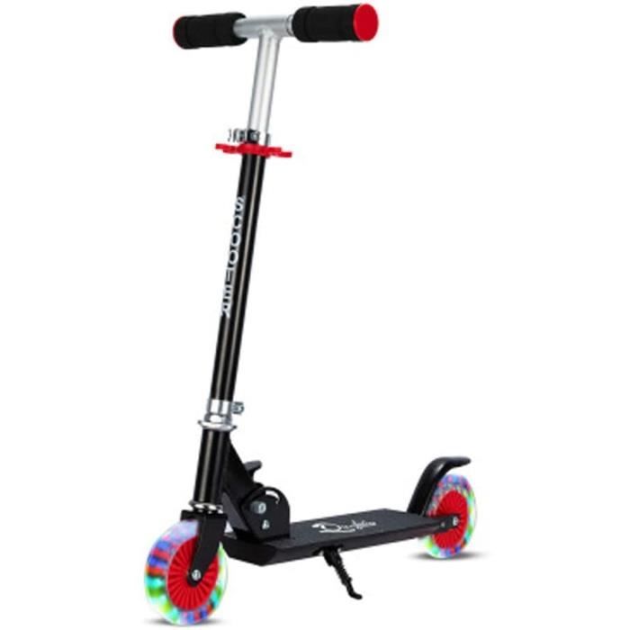 Trottinette Enfant Pliable Patinette Enfant Lumineux 2 Roues Garcons Filles De 6 Ans Ci Dessus Achat Vente Trottinette Enfant Pliable Cdiscount