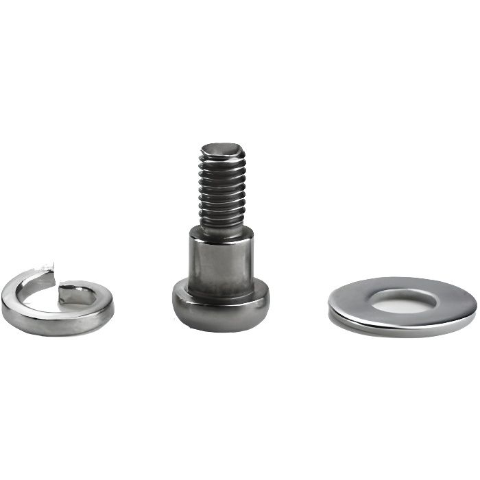 Kit 4 Ensembles Boulons De Roue Arrière + Rondelles - Compatible Xiaomi M365, 1S, Essential, Pro, Pro 2, Modèle 3 - Accessoires Solides En Métal Argent