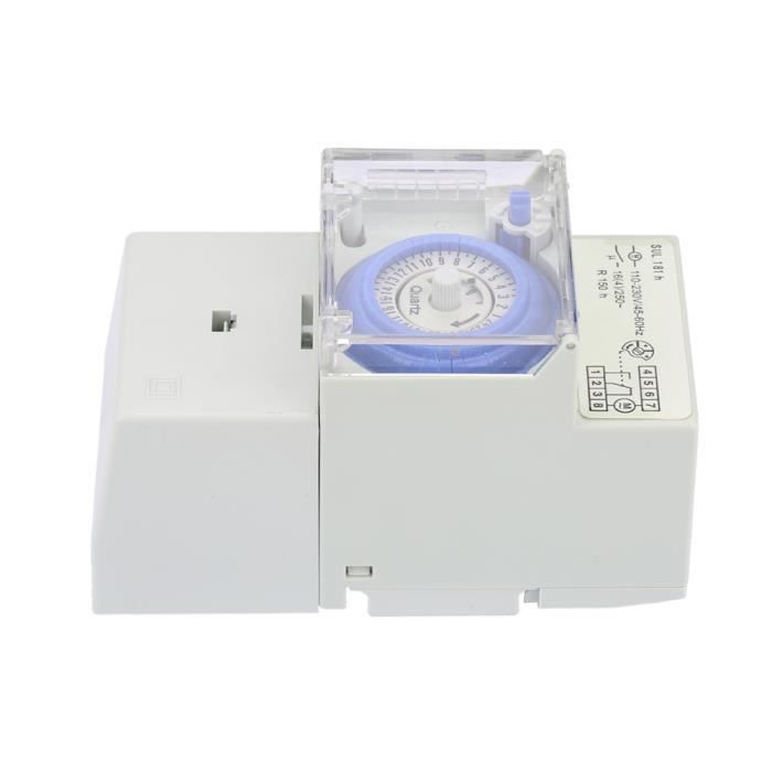 Minuterie Mécanique Legrand MicroRex T31 - Programme 24h, Installation En Série, Référence 412812