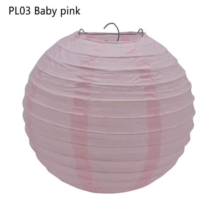 LANTERNE DE FETE,Baby pink-30cm--Lanterne chinoise ronde en papier, 1 LANTERNE DE FETE,Baby pink-30cm--Lanterne chinoise ronde en papier, 1