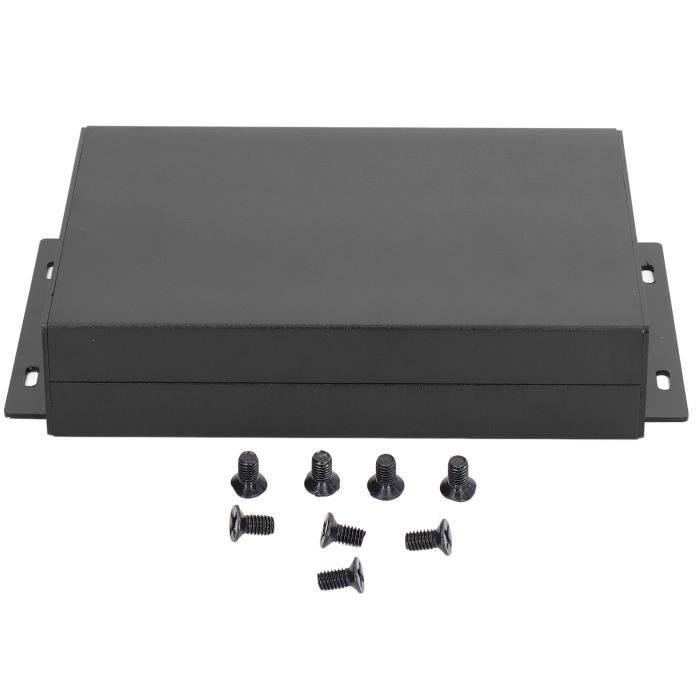 Boîtier électrique Plastique Noir 80x38x22mm - Pour Bricolage électronique, Marque Uxcell
