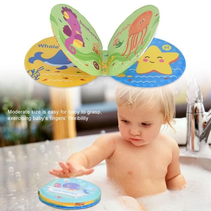 Livre Educatif Etanche De Bain Pour Bebe Poissons De Mer Guanlan Store Cdiscount Jeux Jouets