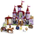 LEGO 43196 Disney Le chateau de la Belle et la Bete, Jouet du Film Disney avec Mini Figurines-1