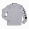 T-shirt manches longues SLEEVE TM gris clair - CARHARTT - S1EK231HGYM-1