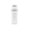 Twistshake Biberon anti-colique avec récipient à lait en poudre et mélangeur - 260 ml - Biberon sans BPA - 2+ mois - Blanc-1