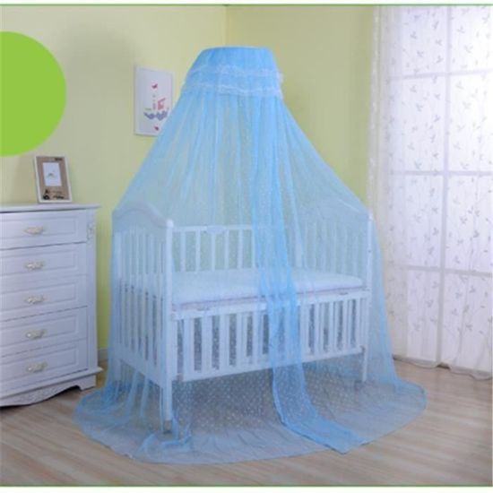 Ciel de lit bébé avec support, voile Blanc grande taille. Moustiquaire pour  les Crèches, Rideau de lit - Cdiscount Puériculture & Eveil bébé