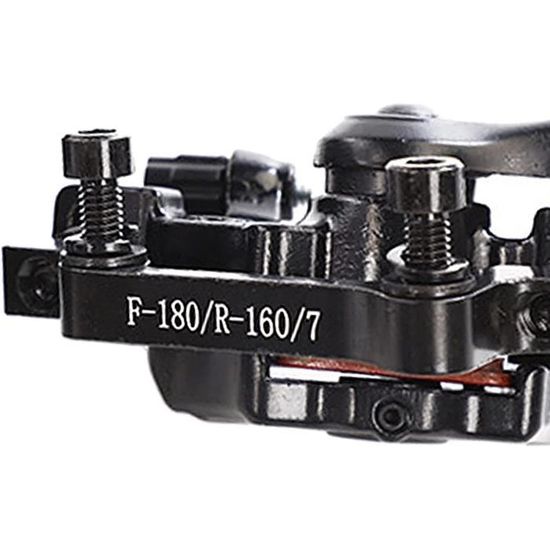 Pièce Vélo électrique Étrier Frein Disque DAUERHAFT - Mécanique VAE F180 R160 Plaquettes Frein F180 R160