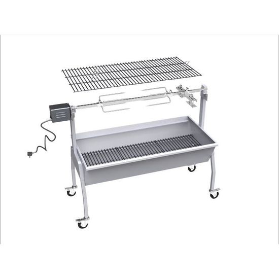 Silver Style Barbecue A Charbon Rotissoire Tourne Broche Xxl Achat Vente Barbecue Silver Style Barbecue A Charb Cdiscount
